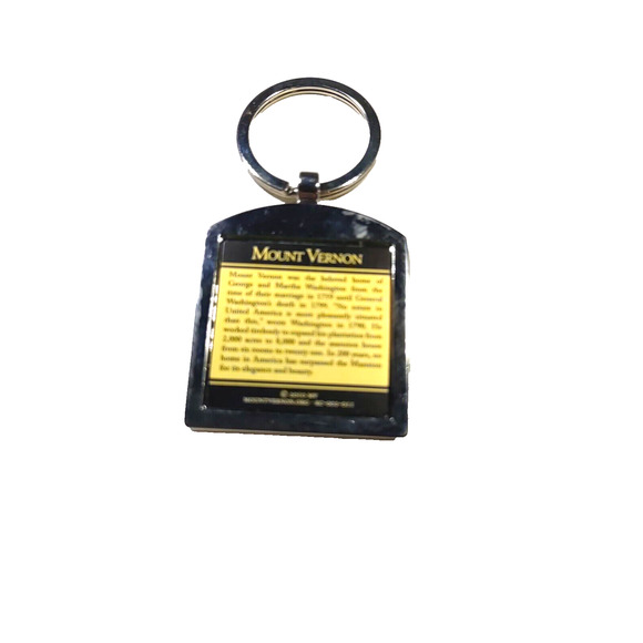 The Evolution of Mount Vernon Keychain Souvenir - Picture 4 of 4